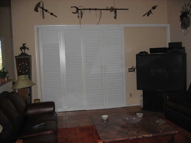 Shutters bi-pass closed